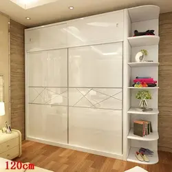 Rəfləri Olan Yataq Otağı Qarderobları Fotoşəkili
