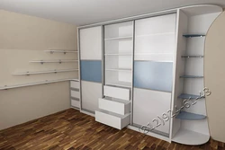 Bedroom wardrobes with shelves photo