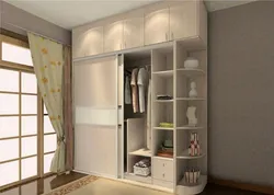 Bedroom wardrobes with shelves photo