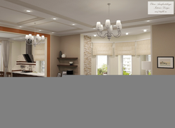 Living room design together in the house photo