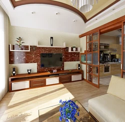 Living room design together in the house photo