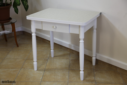 Kitchen tables with drawer photo