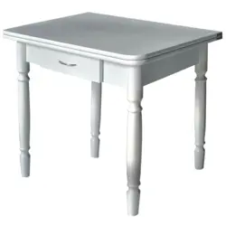 Kitchen tables with drawer photo