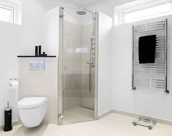 Bathtub shower cabins without tray photo