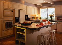 Different styles in one kitchen photo