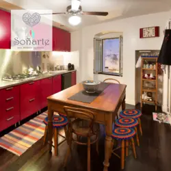 Different styles in one kitchen photo