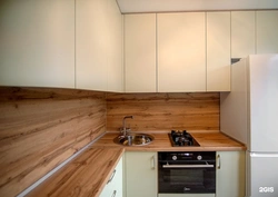 Wotan countertop in the kitchen interior photo