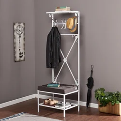 Shoe rack in the hallway photo