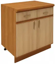 Cabinet with drawers for kitchen photo