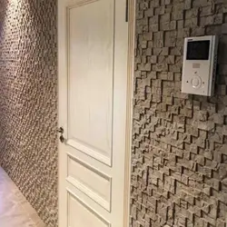 Wallpaper like tiles for the hallway photo