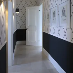 Wallpaper like tiles for the hallway photo