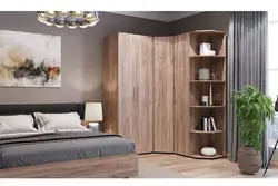 Oak wardrobe for bedroom photo