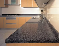 Different countertops in one kitchen photo
