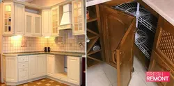 Как скосить угол на кухне фото