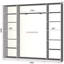 Bedroom wardrobe depth photo
