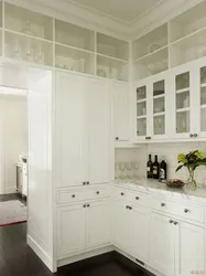Высокие Шкафы Для Кухни Фото Интерьера