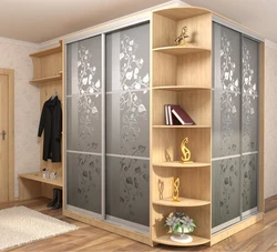 Sliding wardrobe hallway 2 doors photo