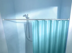 Curtains With Curtain Rods For Bathtub Photo