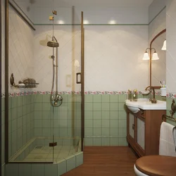 Photo of an old bathroom with tiles