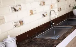 Mətbəx fotoşəkili üçün böyük ölçülü plitələr
