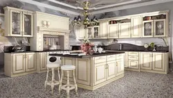 Кухня в классическом стиле недорого фото