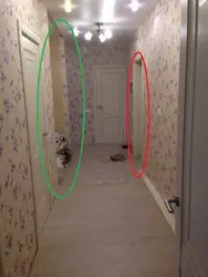 Photo of a mirror opposite the mirror in the hallway