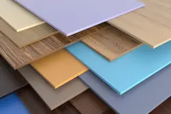 Moisture-resistant MDF panels for kitchen photo