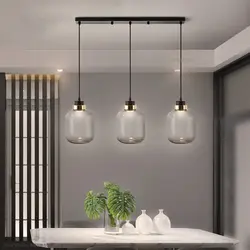 Chandeliers One Light Bulb In The Kitchen Photo