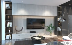 Living Room Walls Up To The Ceiling Photo