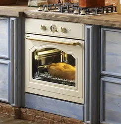 Built-in electric oven for the kitchen photo