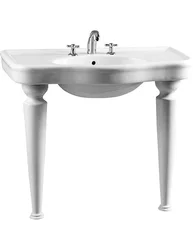 Sink with legs for bathroom photo