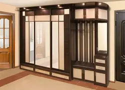Wardrobe in the hallway 5 meters photo