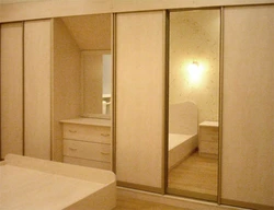Wardrobe in the bedroom chest of drawers photo
