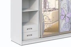 Wardrobe in the bedroom chest of drawers photo