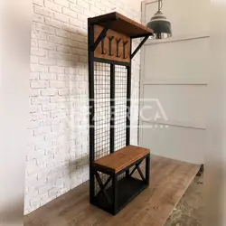 Photo of a hallway made of metal and wood