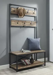 Photo of a hallway made of metal and wood