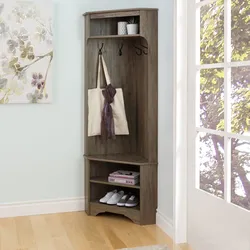 Narrow cabinets in a small hallway photo