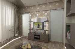 Door to the living room in Khrushchev photo