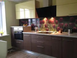Brown kitchen apron photo