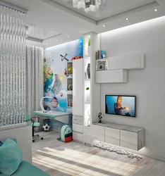 Bolalar yashash xonasi 20 m² fotosurat