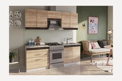 Kitchen sonoma oak and wenge photo