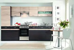 Kitchen sonoma oak and wenge photo