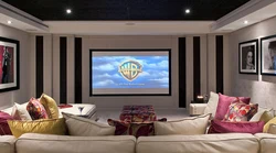 TV on the ceiling in the living room photo