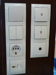 Socket And Switch In The Bathroom Photo