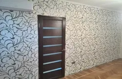 Обои для неровных стен спальни фото
