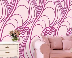 Wallpaper for uneven bedroom walls photo