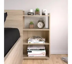 Drawers and shelves for the bedroom photo