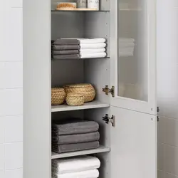Tall Cabinet In The Bathroom Photo