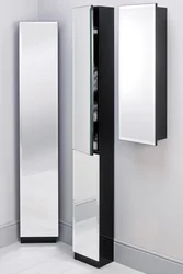 Vanna otağı fotoşəkilində hündür kabinet