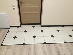 Koridor Fotosurati Uchun Plitka Sifatida Linoleum